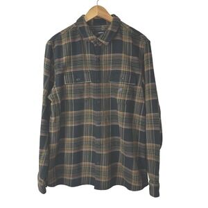 Roark Diablo Flannel Shirt Mens Large Plaid Shacket Adventure Outdoors Huckberry